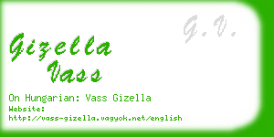 gizella vass business card